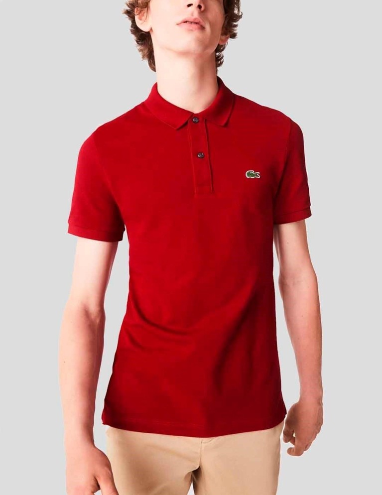 T-shirt LACOSTE classic slim fit polo bordeaux